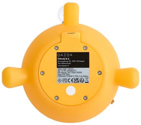 Moderne tafellamp geel incl. LED oplaadbaar - Bulby