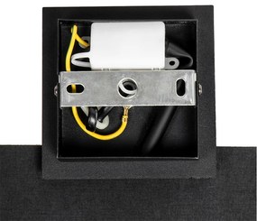 Moderne wandlamp zwart met goud - VT 1