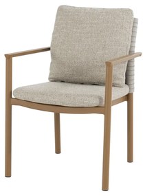 4 Seasons Outdoor Safina tuinset amber met Colorado tafel met keramisch blad 160 cm Tuinset   beige weerbestendig