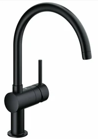 Grohe Minta keukenmengkraan met draaibare C-uitloop zwart