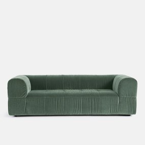 Rechte 3-zit superieur fluweel, LIZZY