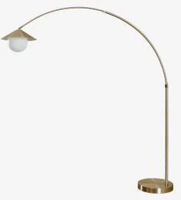 Orvina Buiten Vloerlamp Van Ijzer Goud - Sklum