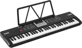 VEVOR Digitale Piano met 61 toetsen, semi-gewogen, elektrisch keyboard voor beginners en muziekliefhebbers, 100 geluiden en ritmes, met HiFi stereoluidsprekers, lessenaar en USB/MIDI-aansluiting.