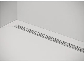 Easy Drain Compact FF afvoergoot enkele plaat met zijuitloop 6x80cm 50mm RVS edcomff800-50