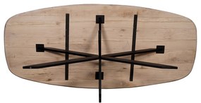 Starfurn Ferris Deens Ovale Eettafel Naturel Eiken 200 Cm - 200 X 100cm.
