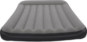 Bestway luchtbed 'Tritech Full' - 191x137x30 cm - met ingebouwde herlaadbare USB pomp - blauw/grijs - Binnen &amp; buiten