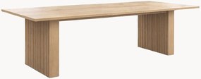 Uitschuifbare eettafel Humle van rubberhout, 200-300 x 100 cm
