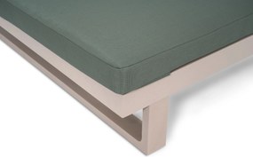 Lifestyle Garden Furniture Massimo Ligbed Met Kussen Loft/moss Green Aluminium Taupe