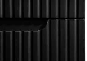 Comad Nova Black onderkast met 2 lades 80x40x60cm zwart