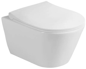 Sapho Avva randloos toilet met bidetspoeler wit