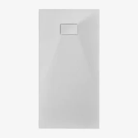 Rechthoekige Antislip En Extra Platte Smc-hars Douchebak Soho Wit & 140 X 70 Cm - Sklum