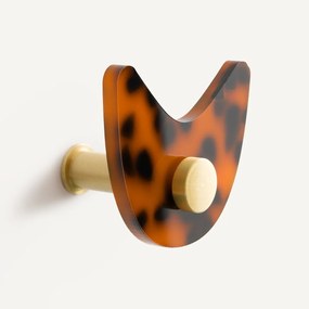 Set van 3 kapstokken in gekleurd acetaat, Paula