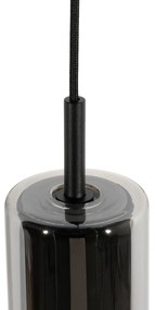 Moderne hanglamp zwart voor railsysteem 1-fase - Iconic Lloyd Modern GU10 Binnenverlichting Lamp