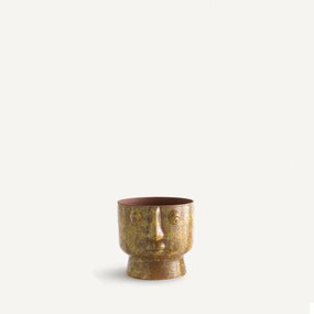 Geglazuurde keramische bloempot, H24cm, Lesego