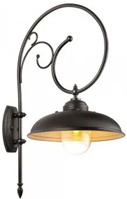 Muurlamp Bayonne Antiek Zwart