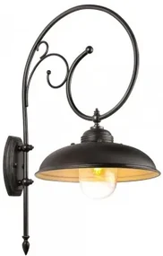 Muurlamp Bayonne Antiek Zwart