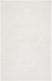 Handgetuft hoog-laag wollen vloerkleed Mariselle