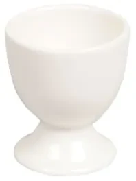 Eierdopje op voet, porselein