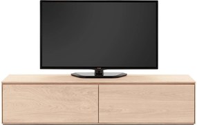 Goossens Excellent Tv Meubel Vic, 2 kleppen met kabeldoorvoer in bovenblad