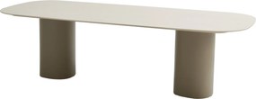 Bosco dining tuintafel 240x105xH75 cm keramiek oyster mocca Taste 4SO