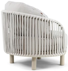 Tuinstoel Aluminium/rope Taupe-naturel-bruin Santika Nanda