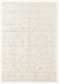 Handgeweven viscose vloerkleed Shaila