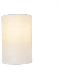 Moderne wandlamp wit - Simple Drum Jute