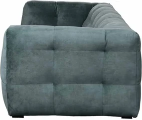 3-zits bank Sfär | velours Adore Niagara blauw 158 | 2,32 mtr breed