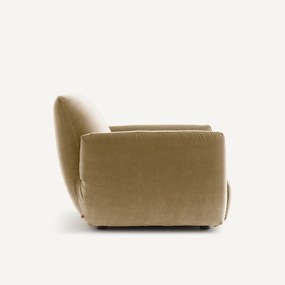 Fauteuil in fluweel, Spogano