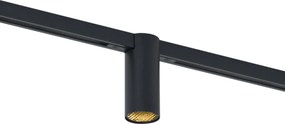 Moderne spot zwart voor railsysteem 1-fase GU10 35mm - Slimline Nubee Honey