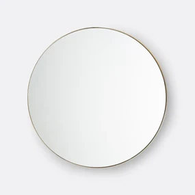 Ronde spiegel in staalmetaalØ90 cm, Iodus