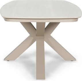 Dining Tuintafel rechthoekig 220x100 cm Zand/Beige Provence low