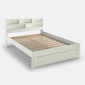 Bed in massief grenen met bedbodem Nikko