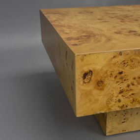 Dutchbone Quinn Vierkante Salontafel Naturel - 90 X 90cm.