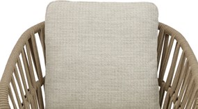 Tuinset 4 personen 140 cm Rope Zand/Beige Coco Elara/Fungo