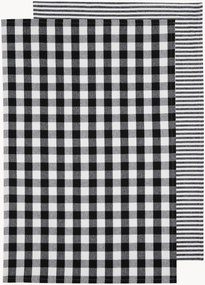 Theedoeken Eco Gingham, 2-delig