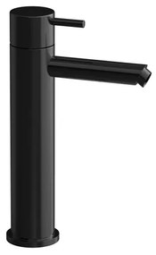 Hotbath COBBER Wastafelmengkraan zonder waste Gepolijst zwart PVD CB003MSPBP
