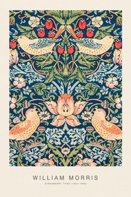 Kunstreproductie Strawberry Thief (Special Edition Classic Vintage Pattern) - William Morris, (26.7 x 40 cm)