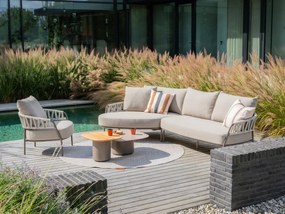 Taste by 4 Seasons Demi set van 2 salontafels terre 50 x 60 en 70 x 80 cm Loungetafel   bruin weerbestendig