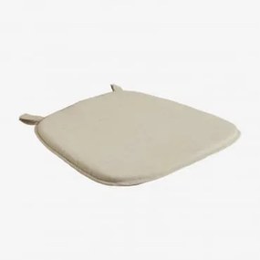 Gouda Stoelkussen Stof Crème Beige - Sklum