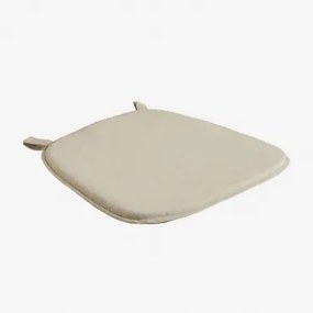 Kussen Voor Stoel 44x43 Cm In Gouda-stof Stof Crème Beige - Sklum