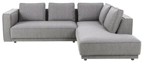 Hoekbank Grijs Boucle Hoek Rechts