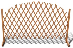 vidaXL Tuinlatwerk 180x100 cm massief hout