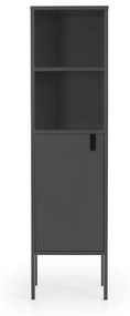 Tenzo Uno Smalle Kast Mat Grijs - 40x40x152cm.