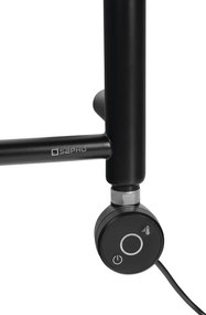 Sapho Wicher thermostatisch verwarmingselement zwart mat 600W
