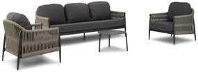 Stoel en Bank Loungeset 5 personen Rope Taupe  Coco Lucia/Pacific