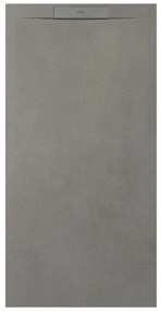 Zenon Essenza West Douchebak - 120x100cm - antislip - antibacterieel - mineraalmarmer - rechthoek - Ego Greige (taupe) SW1182557 / SW1212353