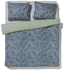 HEMA Dekbedovertrek - Zacht Katoen - 240x200/220 - Gevlekt Groen (blauw)