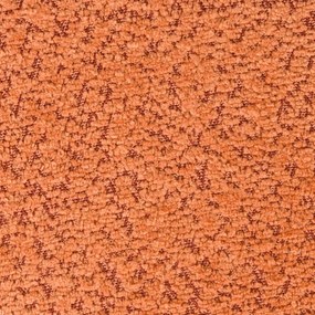 Dutchbone Sen Ronde Poef Boucle Stof Oranje