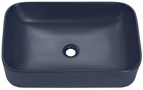 Comad Kama wastafel 61x15cm mat donkerblauw